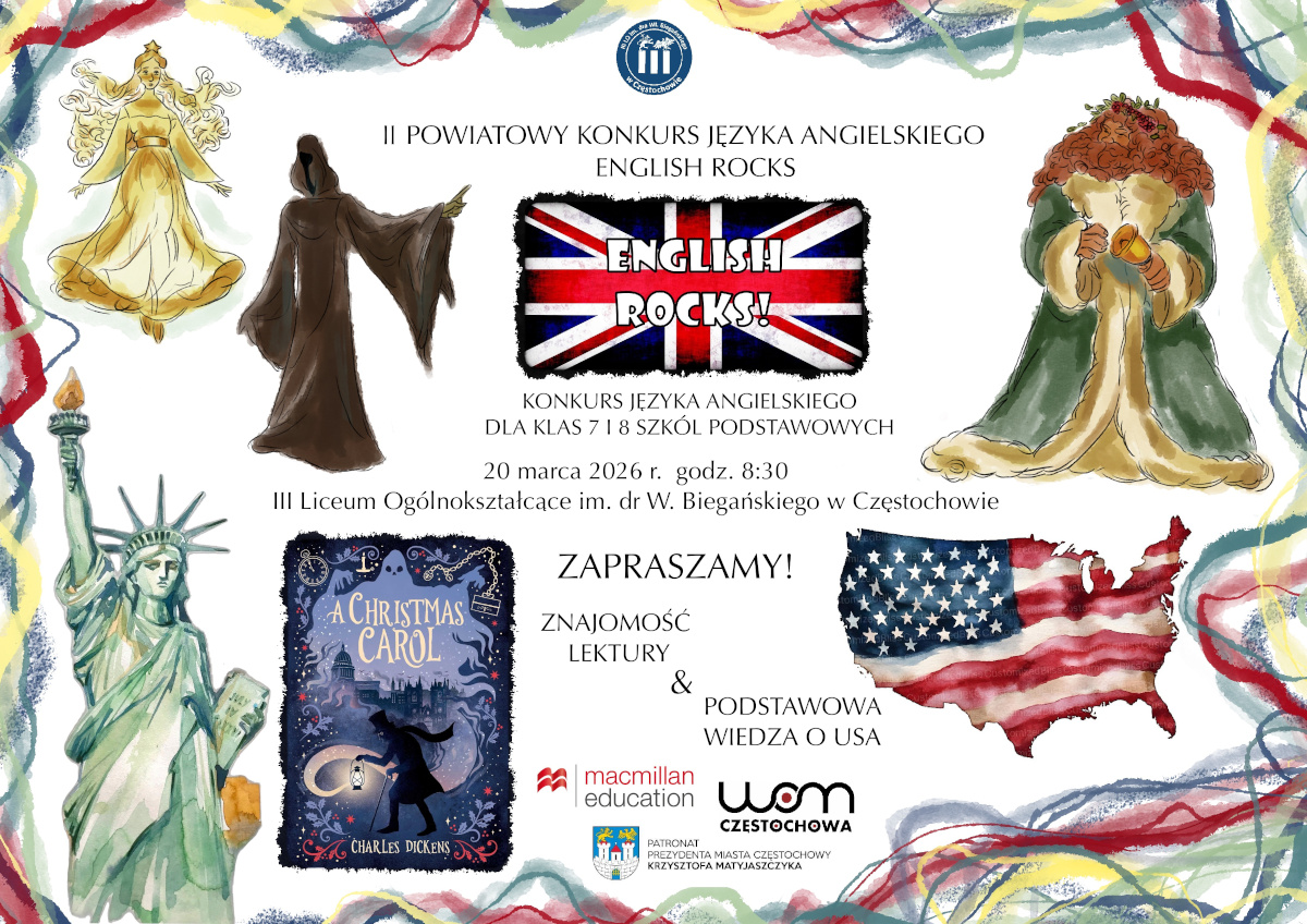 II Powiatowy Konkurs Języka Angielskiego „ENGLISH ROCKS”