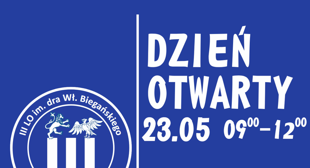 Dzień Otwarty - 23 maja 2026r.